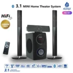 Nunix NU-M7 3.1 Mini Home Theater System – 12000W PMPO, Bluetooth, AUX/FM, USB, POWERFUL Surround Sound