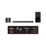 HT-S20R Sony - 5.1ch 400 Watts Soundbar With Wired Subwoofer And Rear Speakers