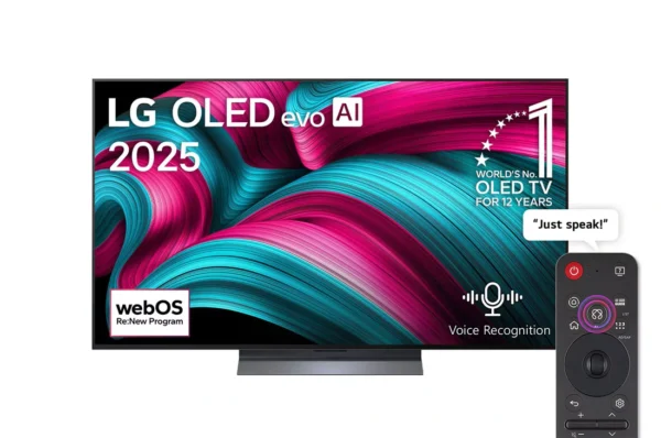 LG 55 Inch OLED evo AI C5 4K HDR Smart TV – Model 55C5