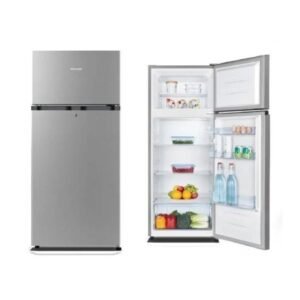Hisense Fridge REF205DR Double Door With Adjustable Leg 205L-SILVER