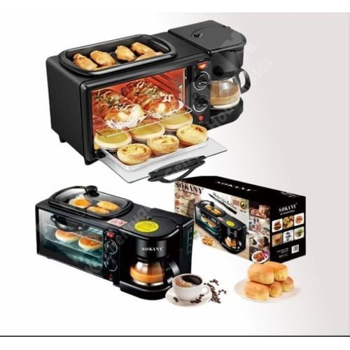 Sokany 3-in-1 Breakfast Maker – Toaster Oven